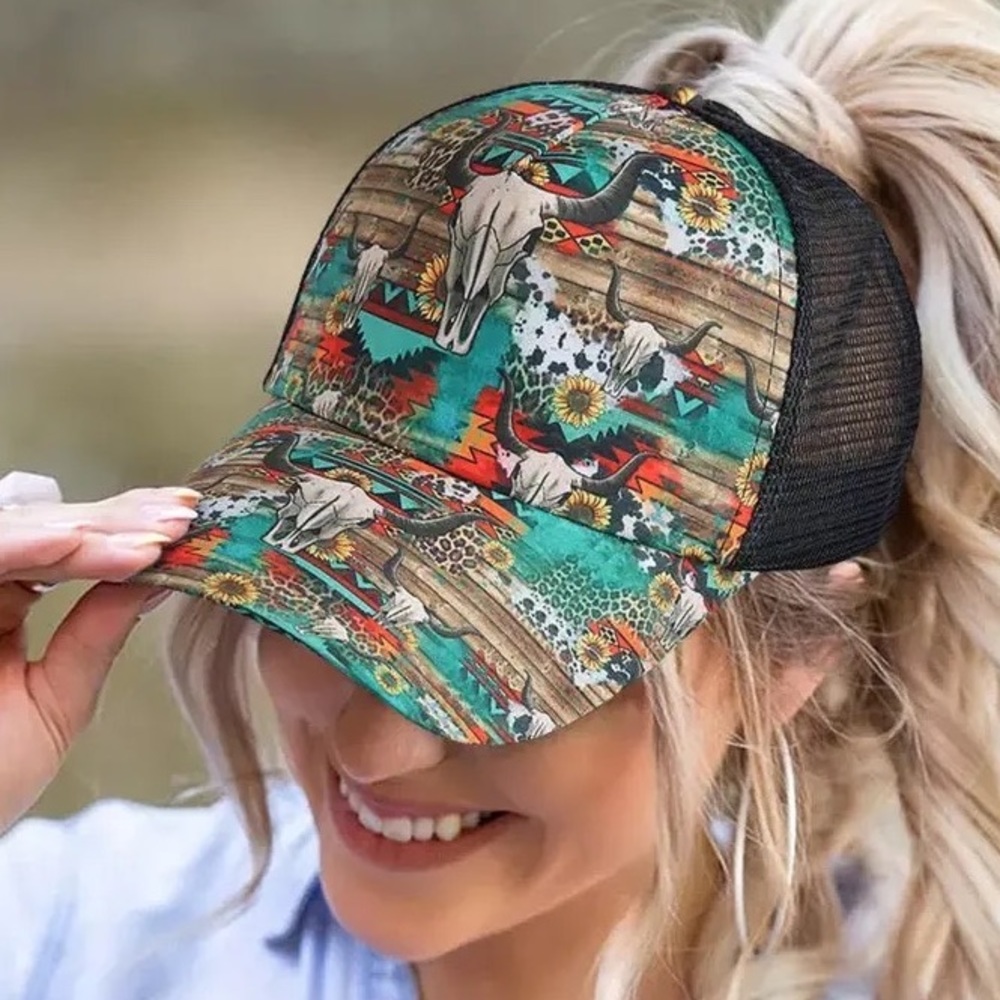 New longhorn southwest baseball criss cross cap